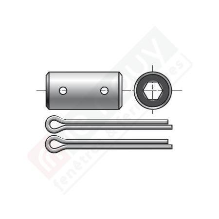 Manchon de raccordement Hexa 7 - moteur Somfy CSI