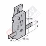 Serrure pour porte basculante N80 Hörmann