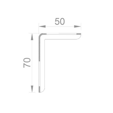 Equerre 70x50 Pour Dormant de 60